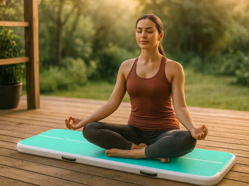 Air Track Green – 500cm x 100cm x 10cm