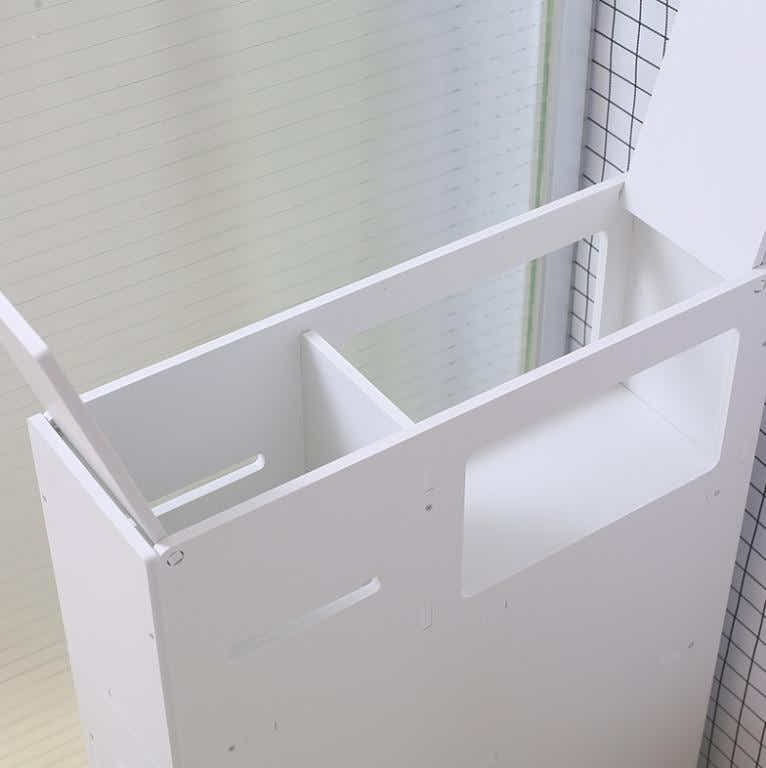 DS BS Slide-Out Bathroom Toilet Floor Cabinet
