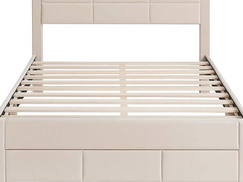 Hernan Bed Frame with Drawer - Queen