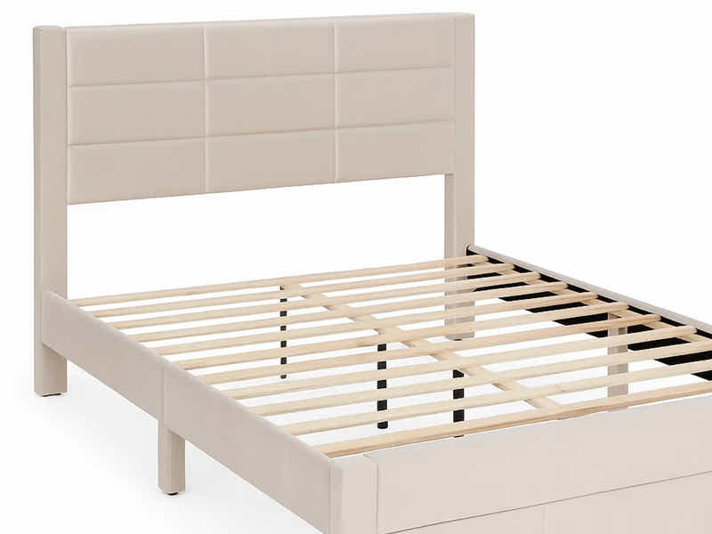 Hernan Bed Frame with Drawer - Queen
