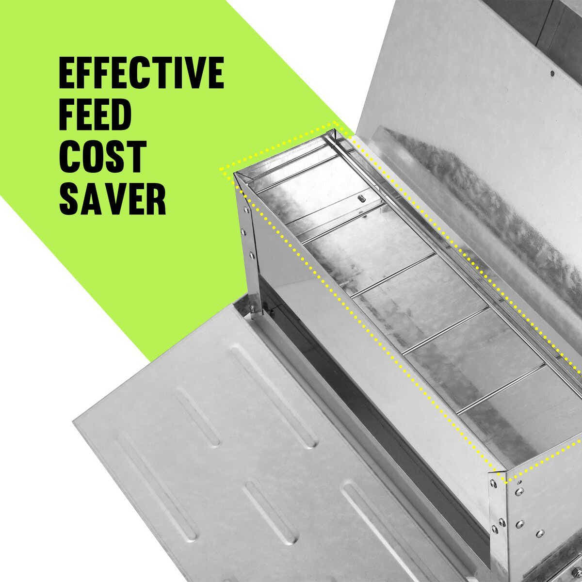 DS BD 10L Auto Chicken Feeder Automatic Poultry Food Feeding Treadle Spillproof