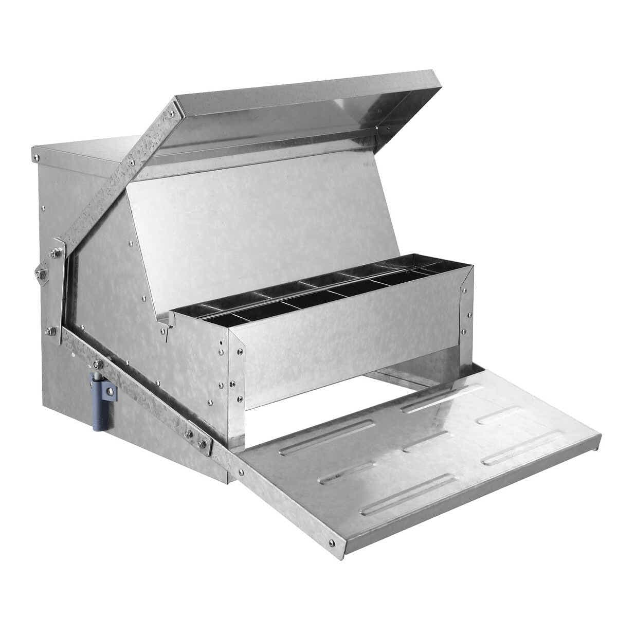 DS BD 10L Auto Chicken Feeder Automatic Poultry Food Feeding Treadle Spillproof