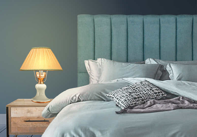 Tada Fabric Headboard Prussian Blue - King