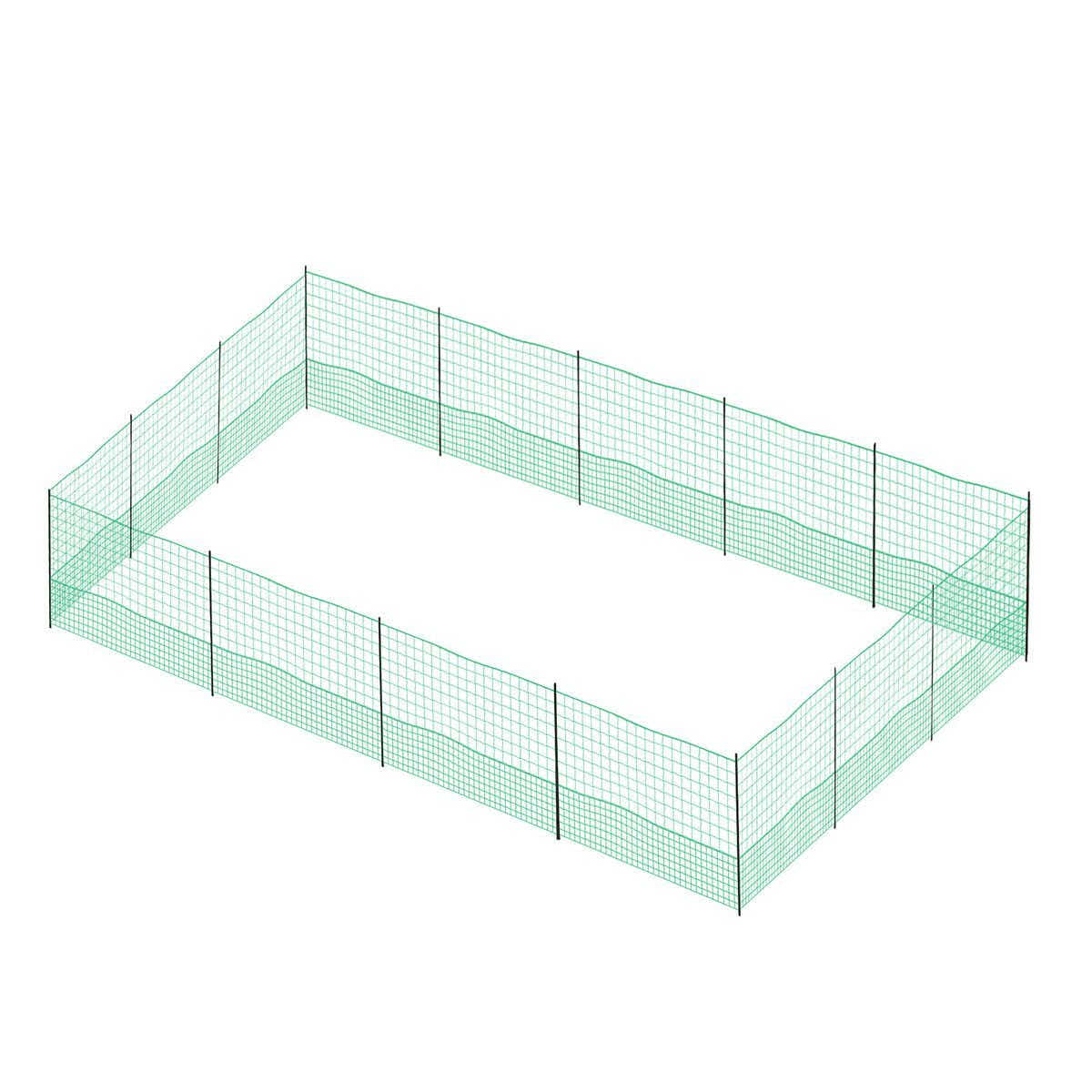 DS BD Chicken Fence Hen Poultry Coop Runs Mesh Cage Net Habitat Pen 1.15m x 50m