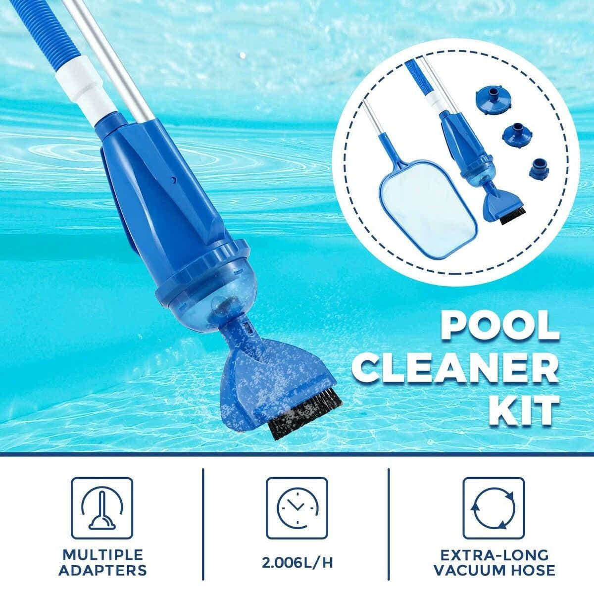DS BD Swimming Cleaner Kit Above Ground Pond Filter Cleaning Maintenance Brush