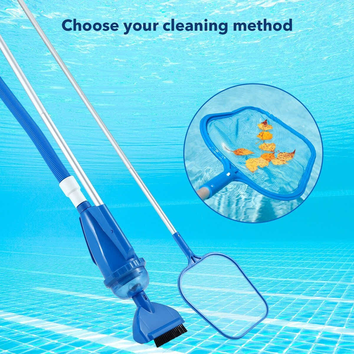 DS BD Swimming Cleaner Kit Above Ground Pond Filter Cleaning Maintenance Brush