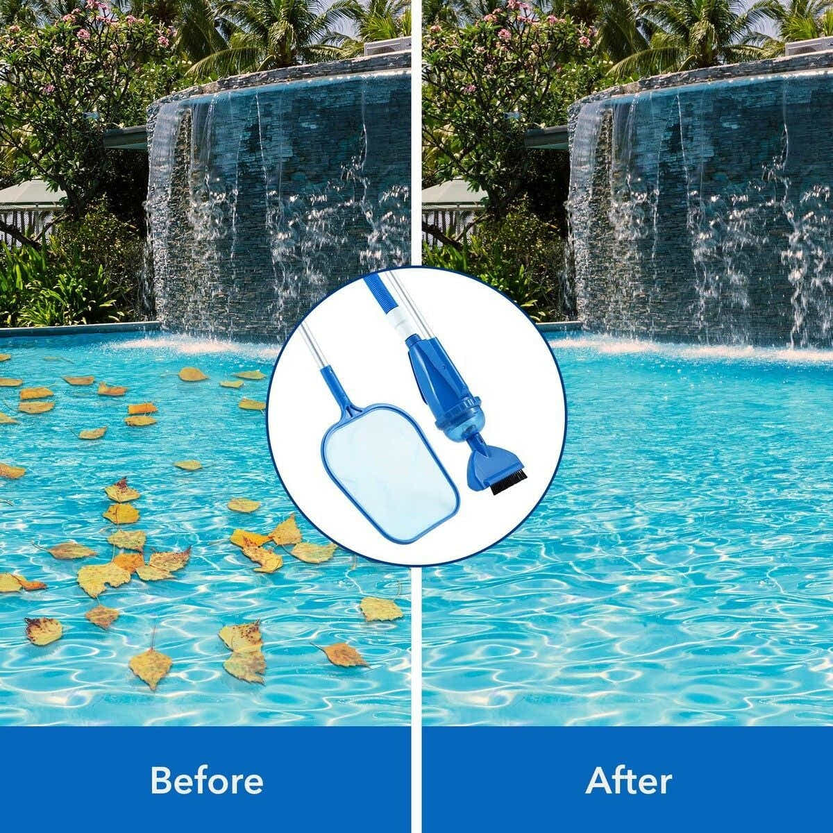 DS BD Swimming Cleaner Kit Above Ground Pond Filter Cleaning Maintenance Brush