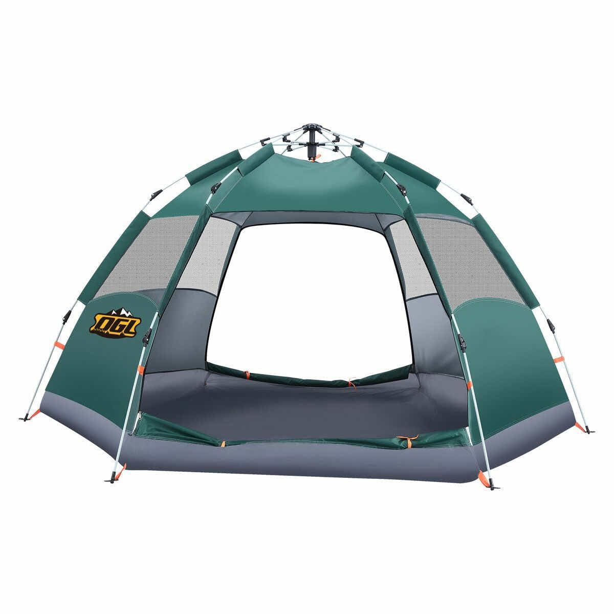 DS BD 4 Man Beach Tent Shelter Instant Pop Up Outdoor 240x240x135cm Green OGL