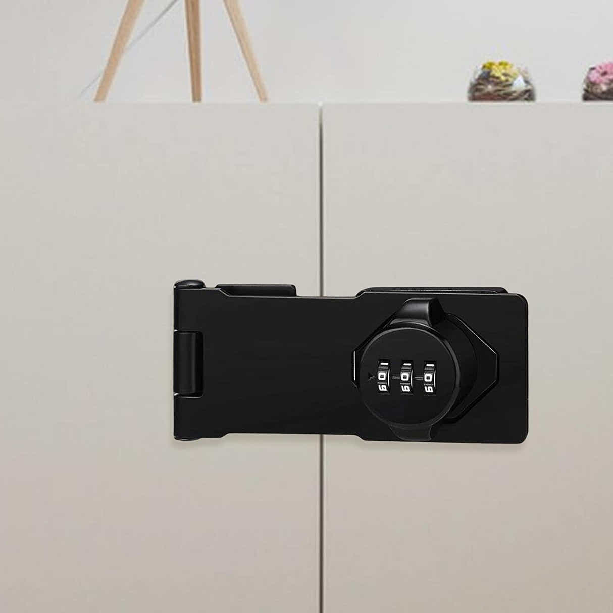 DS BS Keyless Anti-Theft Household Cabinet Password Hasp Lock