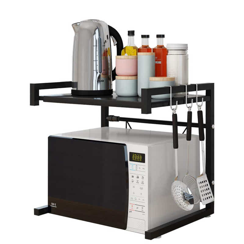 DS BS 2-Tier Expandable Kitchen Microwave Oven Rack