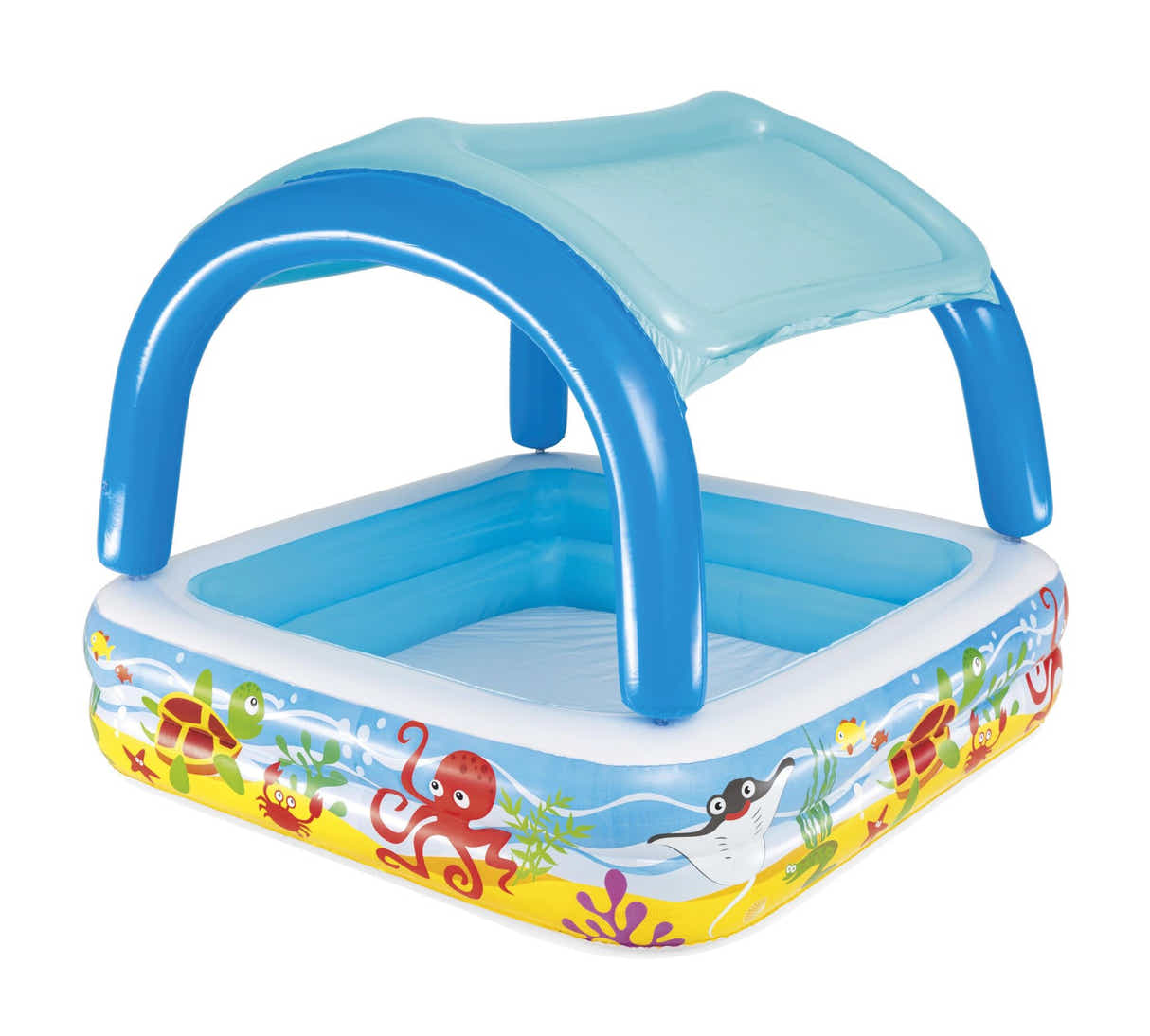 Bestway Beach Buddy Shaded Play Pool 1.40m x 1.40m