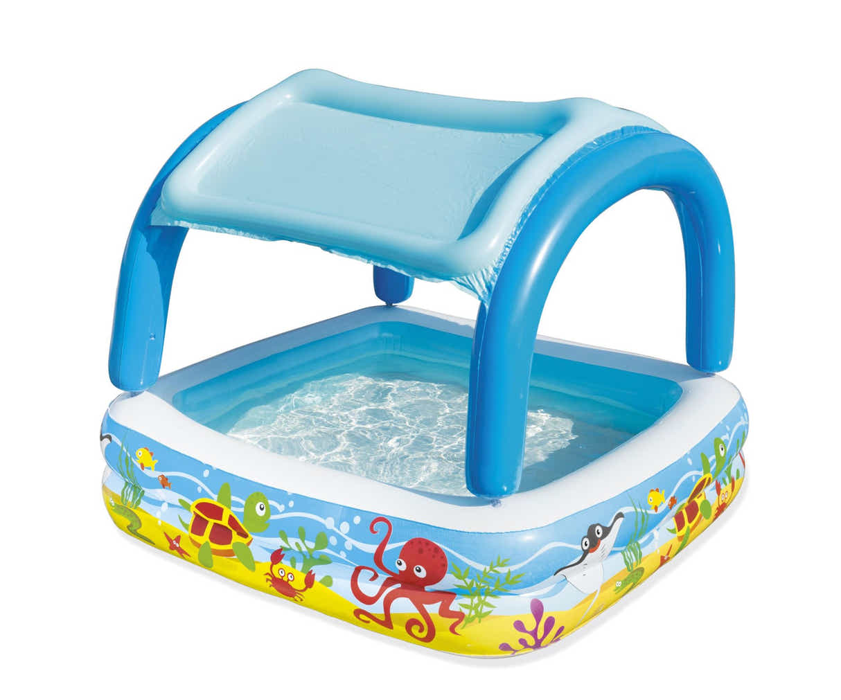Bestway Beach Buddy Shaded Play Pool 1.40m x 1.40m
