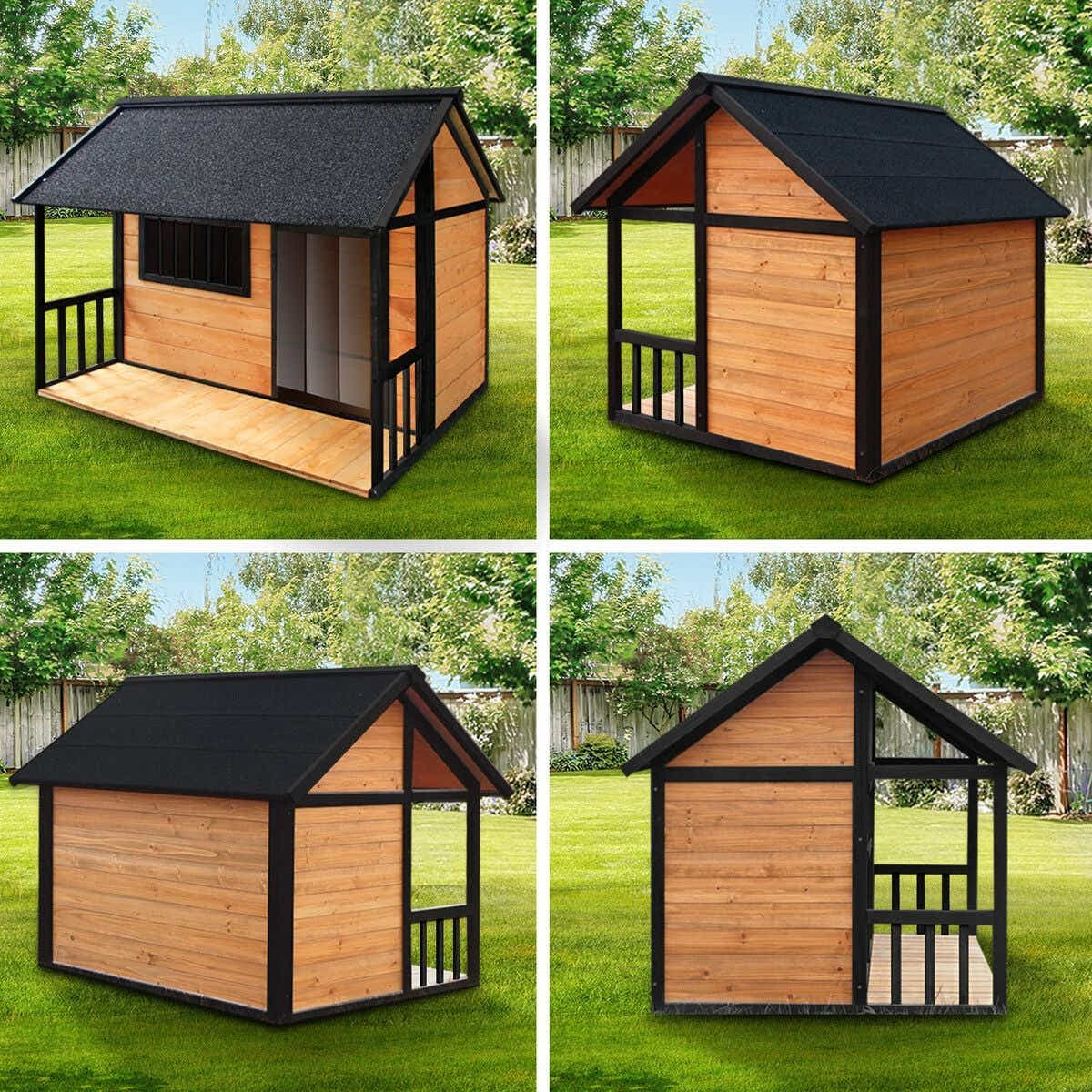 DS BD Petscene XXL Size Dog Kennel Wooden Puppy Home Shelter House Indoor