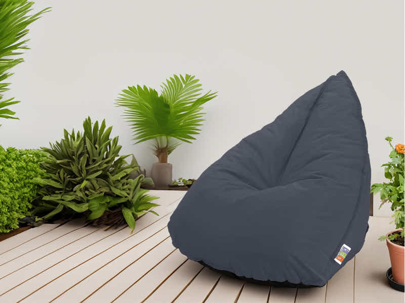 Outdoor Triangle Foam Bag Chair - Grey