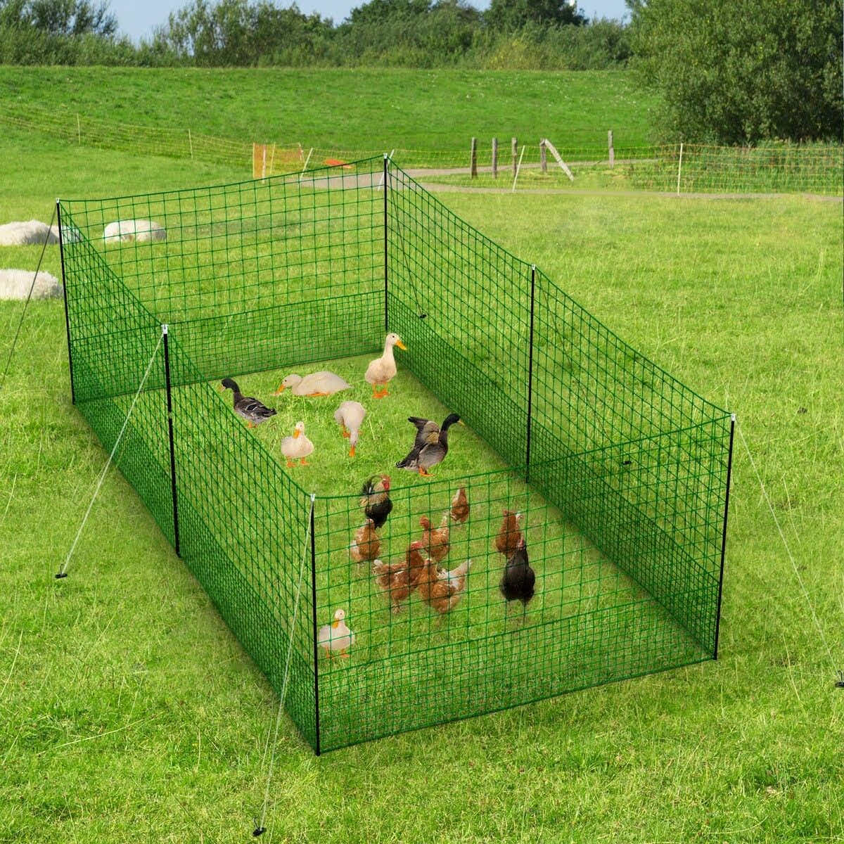 DS BD Chicken Run Pen Fence Duck Breeding Farm House Cage Poultry Mesh Netting