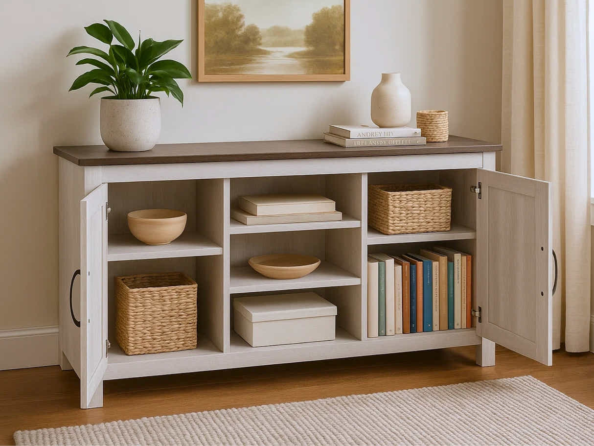 Lennart Home Essentials Bundle – Shoe Cabinet & Sideboard Set