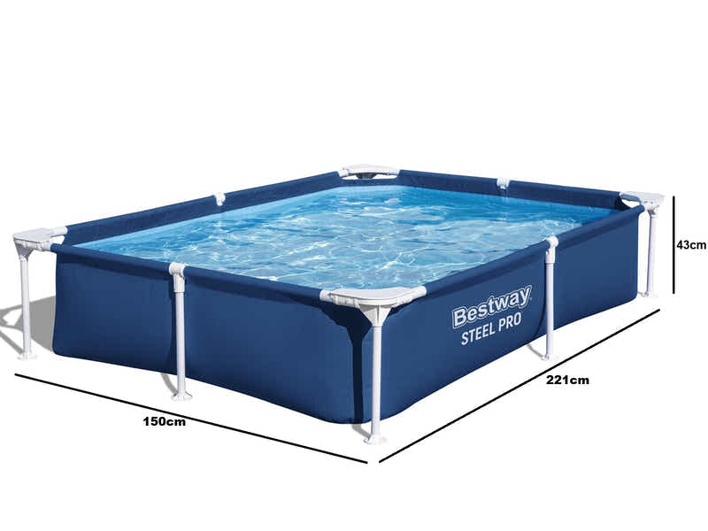Bestway Steel Pro 2.21m x 1.50m x 43cm Pool 56545