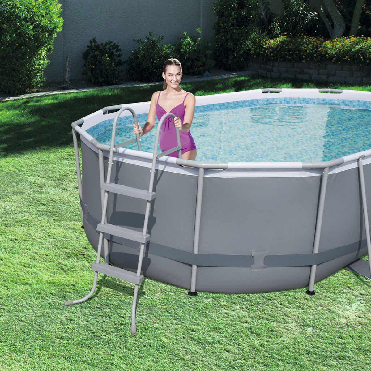 Bestway Power Steel Oval Pool 4.27m x 2.5m