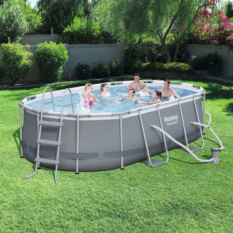 Bestway Power Steel Oval Pool 4.27m x 2.5m