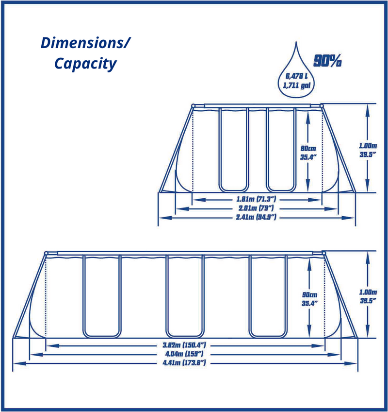 Bestway Power Steel Pool 4.04m x 2.01m