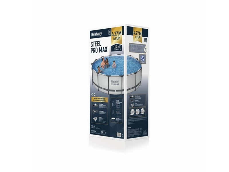 DS Bestway Steel Pro MAX 4.27m x 1.07m Round Pool Set 56949