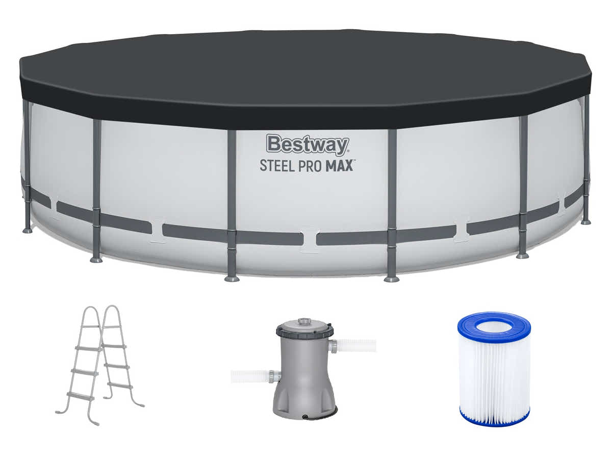 DS Bestway Steel Pro MAX 4.27m x 1.07m Round Pool Set 56949