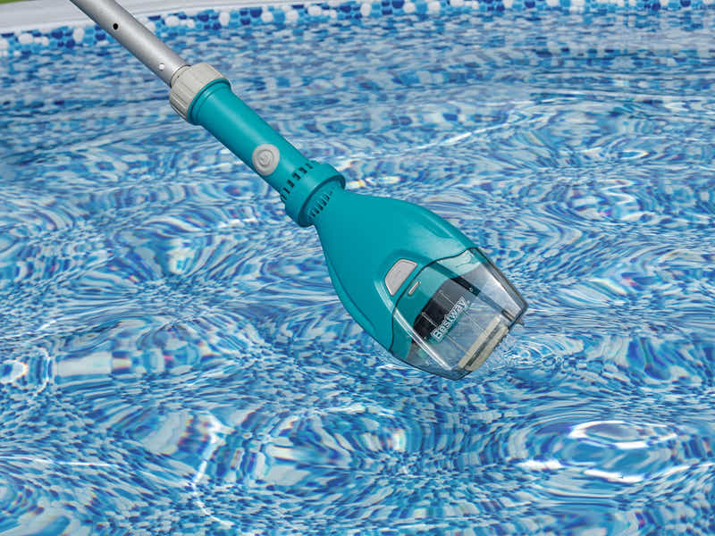 Bestway AquaTech Cordless Pool Vacuum pools up to 10 ft in height