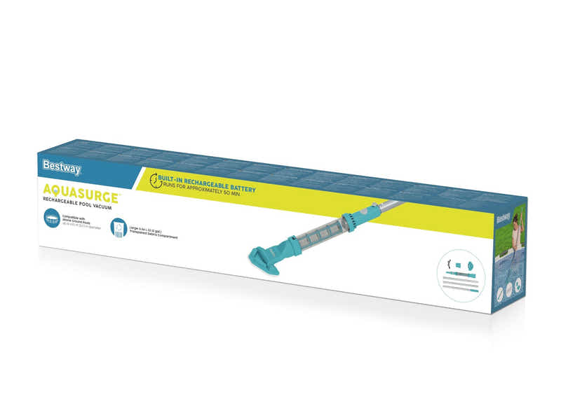 Bestway AquaSurge Rechargeable Pool Vacuum pools up to 6.10 m in diameter