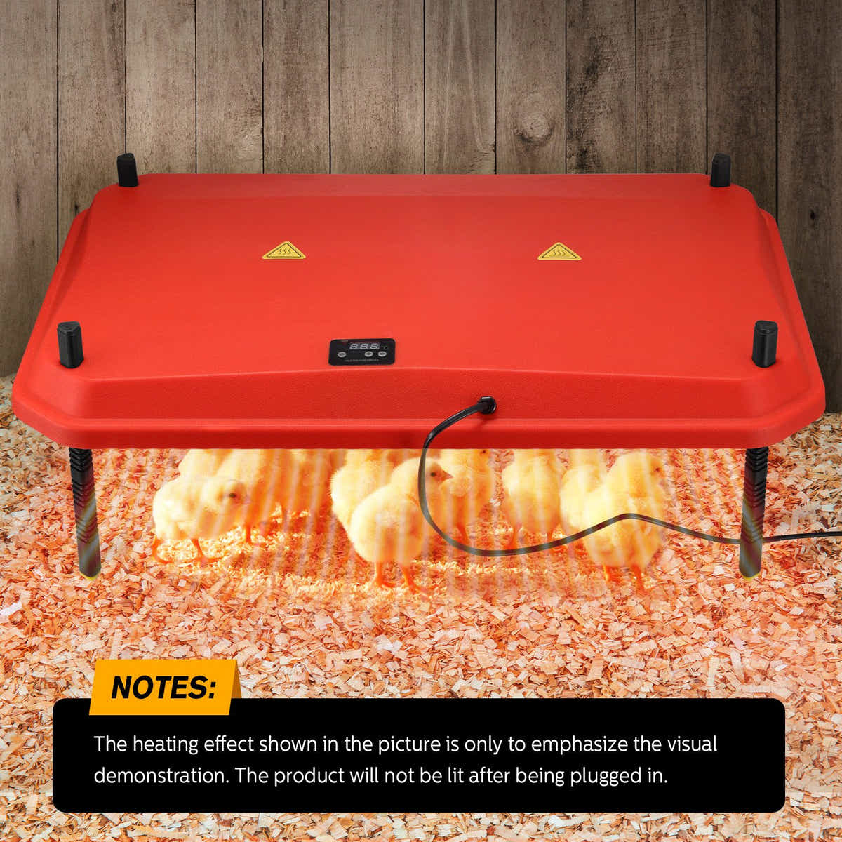 DS BD Chick Brooder Heating Plate Warmer 45x60cm 40-50 Chicks Adjustable Height