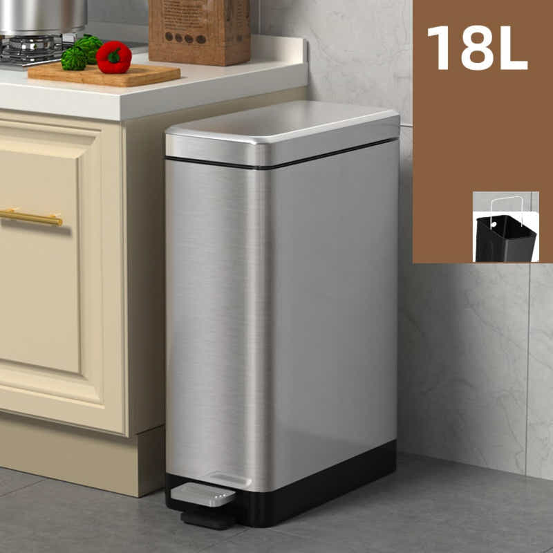 DS BS 15L Slim Kitchen Trash Can
