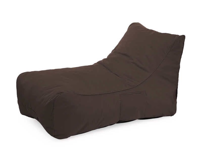 Outdoor Foam Lounger Bed - Brown