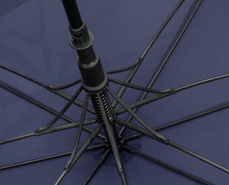 DS BS Double Canopy Vent Automatic Open Extra-Large Golf Umbrella Blue