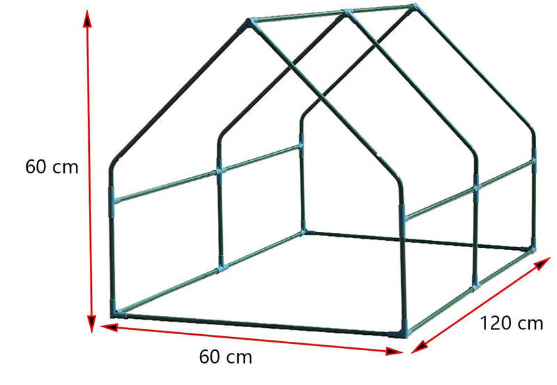 DS BS Mini Garden Plant Flower Greenhouse with Roll Up Curtains Door 120cm