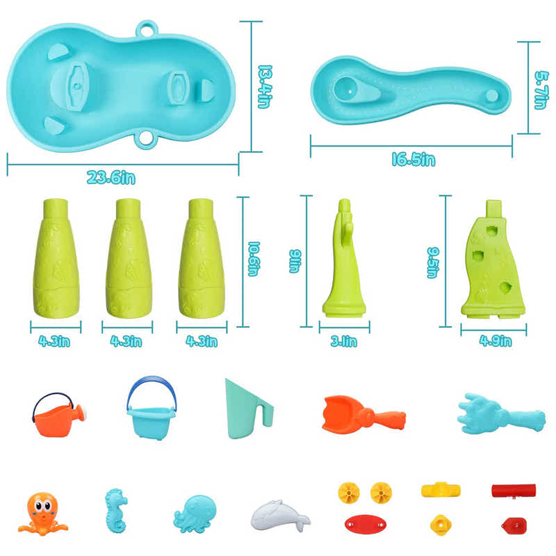 DS BS 2 Tier Outdoor Sand and Water Table