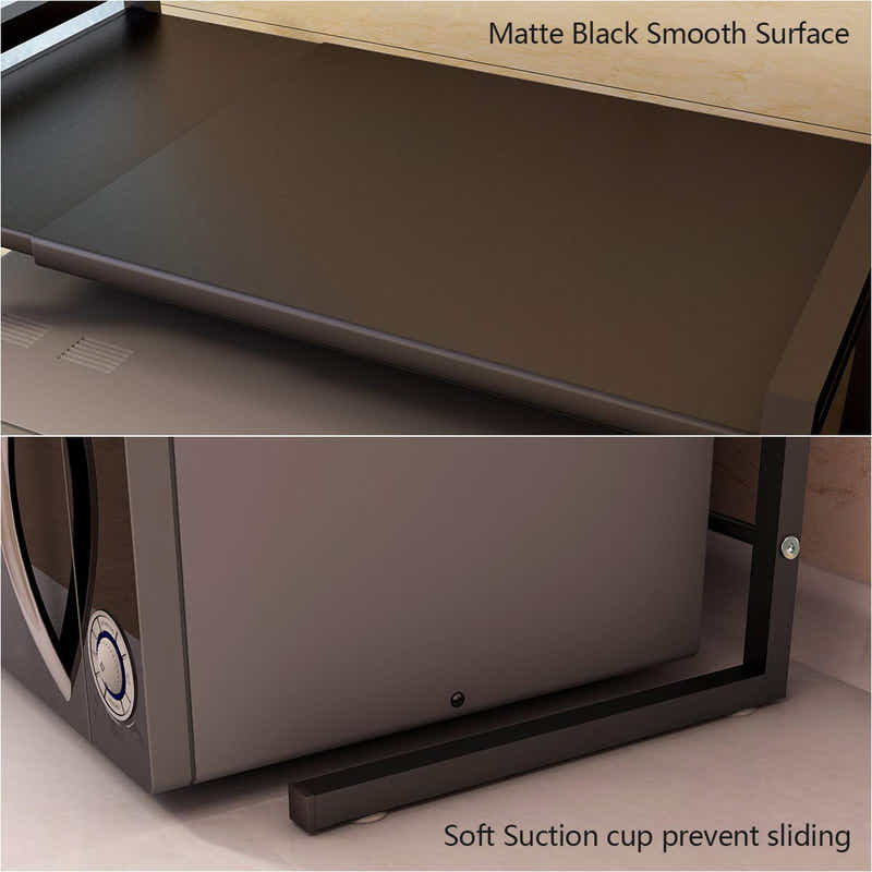 DS BS 2-Tier Expandable Kitchen Microwave Oven Rack