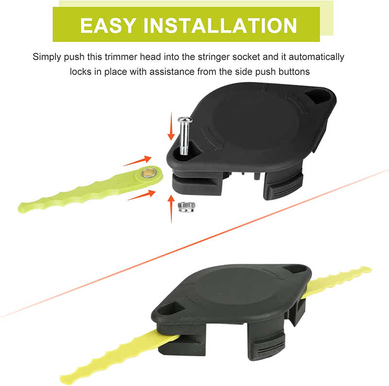 DS BS Weed Eater Bladed Head Set  Compatible With Ryobi Trimer