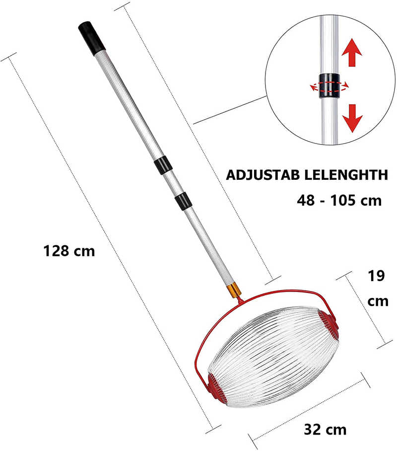 DS BS Aluminum Alloy Rolling Garden Harvest Picker
