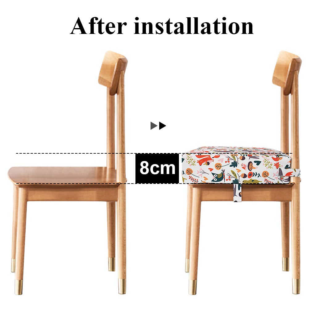 DS BS Kids Dismountable Highchair Booster Cushion-Fox