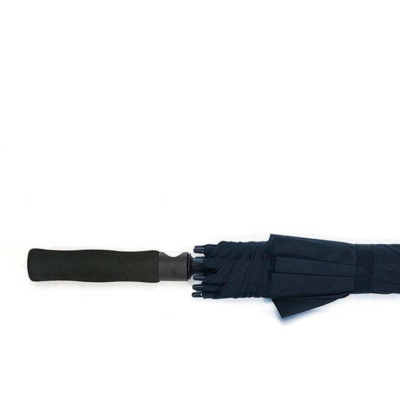 DS BS Double Canopy Vent Automatic Open Extra-Large Golf Umbrella Blue