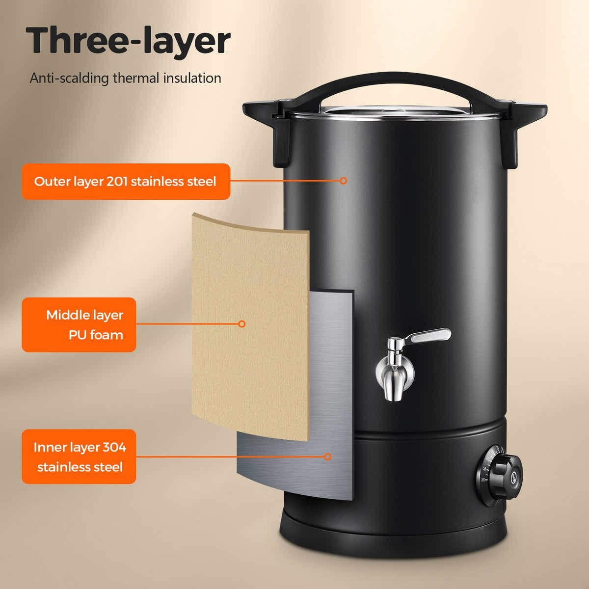 DS BD Electric Wax Melter 5L Candle Making Machine 1800W Temperature Control