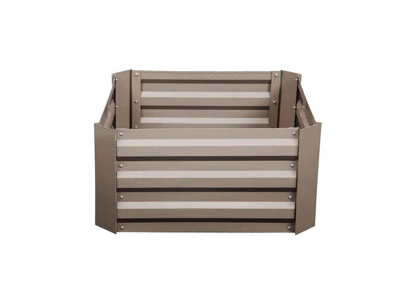 Galvanized Steel Garden Bed 60x60x30 cm