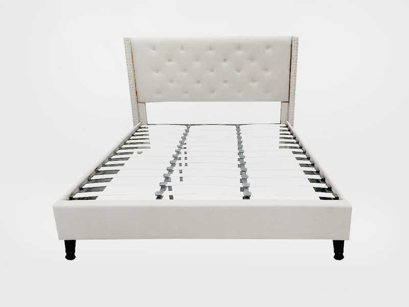 New Lisbeth Bed Frame Beige - King