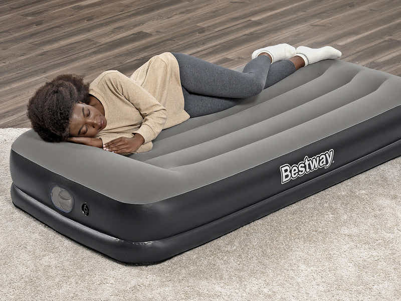 Bestway 1.91m x 97cm x 36cm Tritech Air Mattress Single Built-in USB pump 671BT