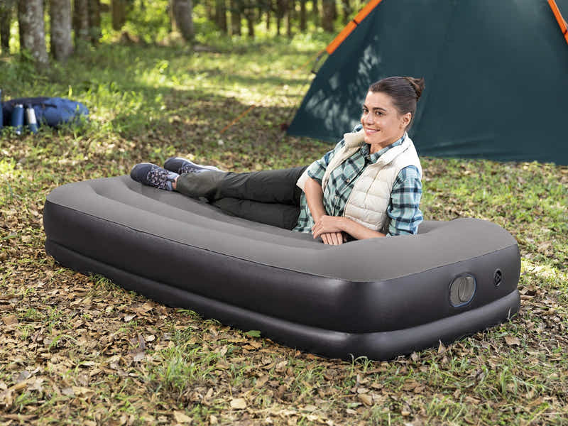 Bestway 1.91m x 97cm x 36cm Tritech Air Mattress Single Built-in USB pump 671BT