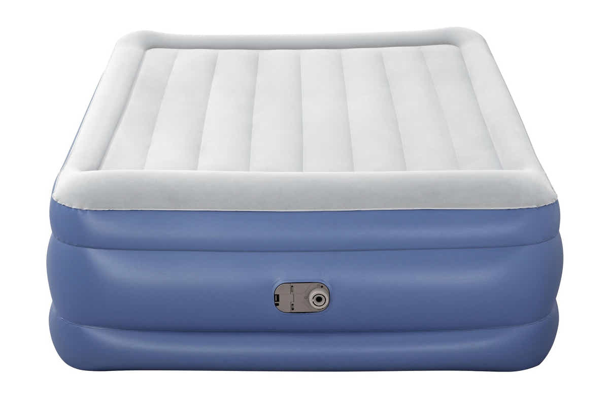 DS Bestway 2.03m x 1.52mx 56cm Tritech Air Mattress Queen Built-in AC Pump 67614