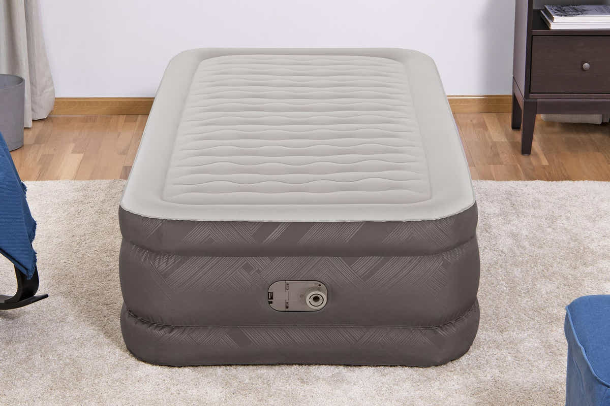 DS Bestway 1.91m x 97cm x 46cm Fortech Air Mattress Twin Built-in AC pump 69048
