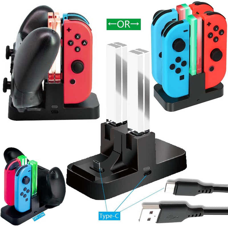 DS BS All in 1 Controller Charging Dock for Nintendo Switch