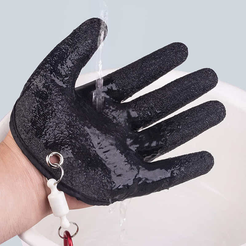 DS BS Puncture Proof Waterproof and Magnet Release Fishing Gloves
