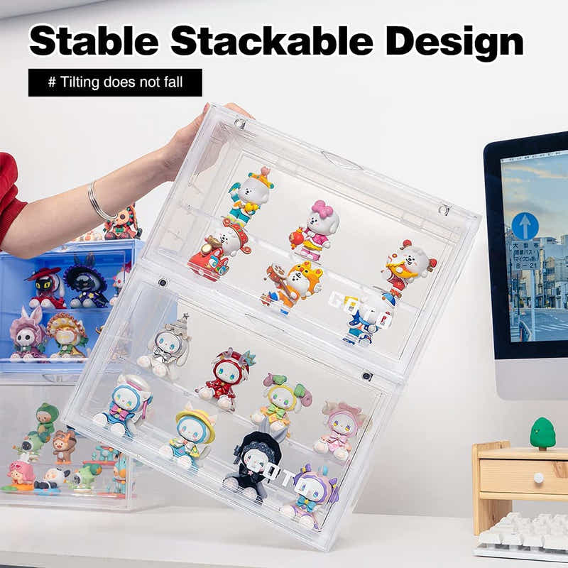 DS BS Magnetic Lid Dustproof Protection Show Case