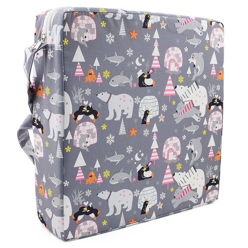 DS BS Kids Dismountable Highchair Booster Cushion-Polar Bear